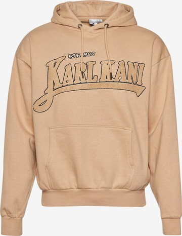 Sweat-shirt Karl Kani en beige : devant