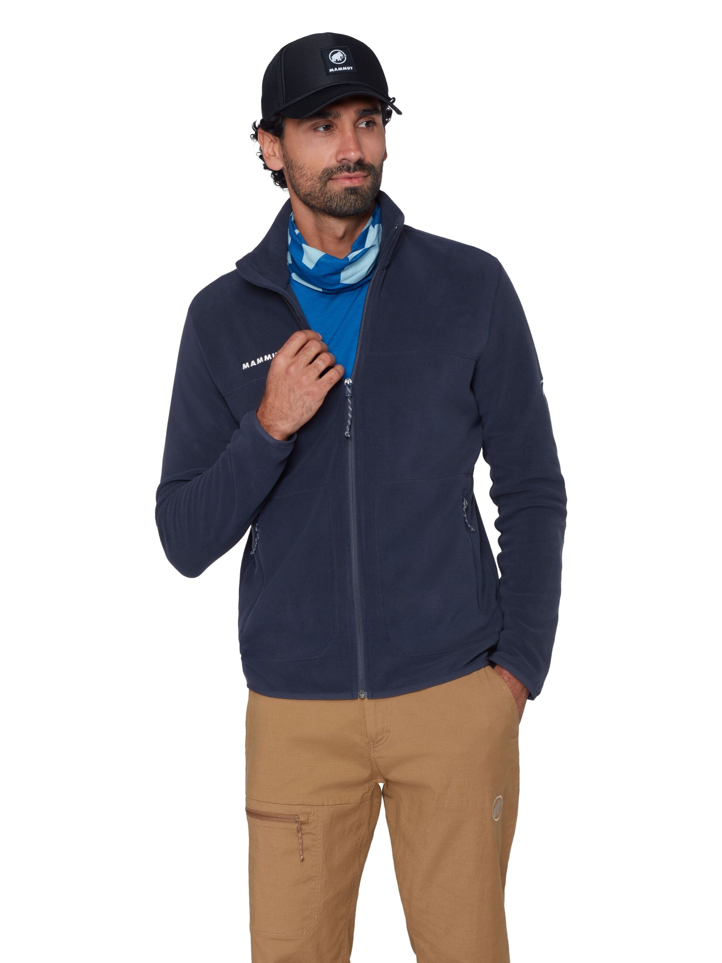 MAMMUT Fleecejacke in Blau: Vorderseite