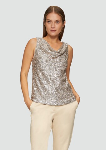 Haut s.Oliver BLACK LABEL en beige : devant