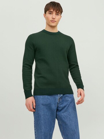 JACK & JONES Sweater 'Atlas' in Green: front