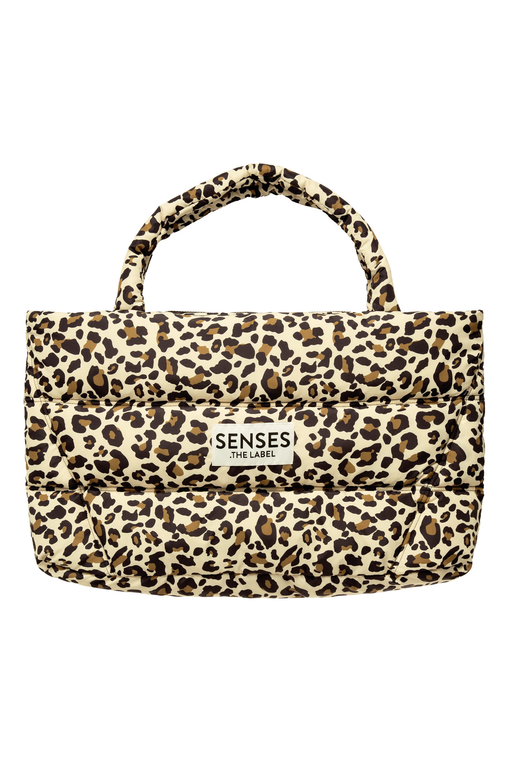 SENSES.THE LABEL Shopper 'Amo:ra' in Beige: front