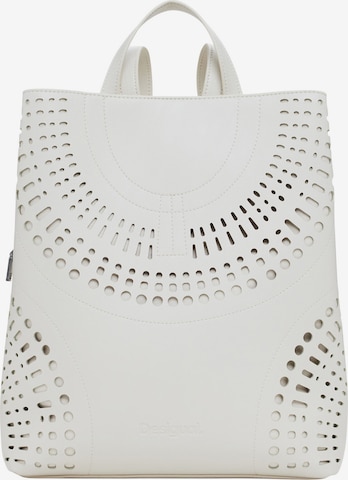 Sac à dos Desigual en blanc : devant