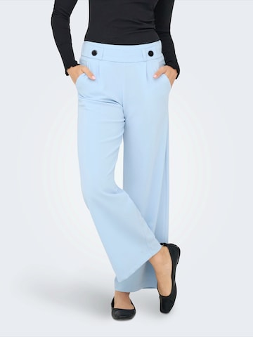 JDY Wide Leg Hose 'JDYGEGGO' in Blau: Vorderseite