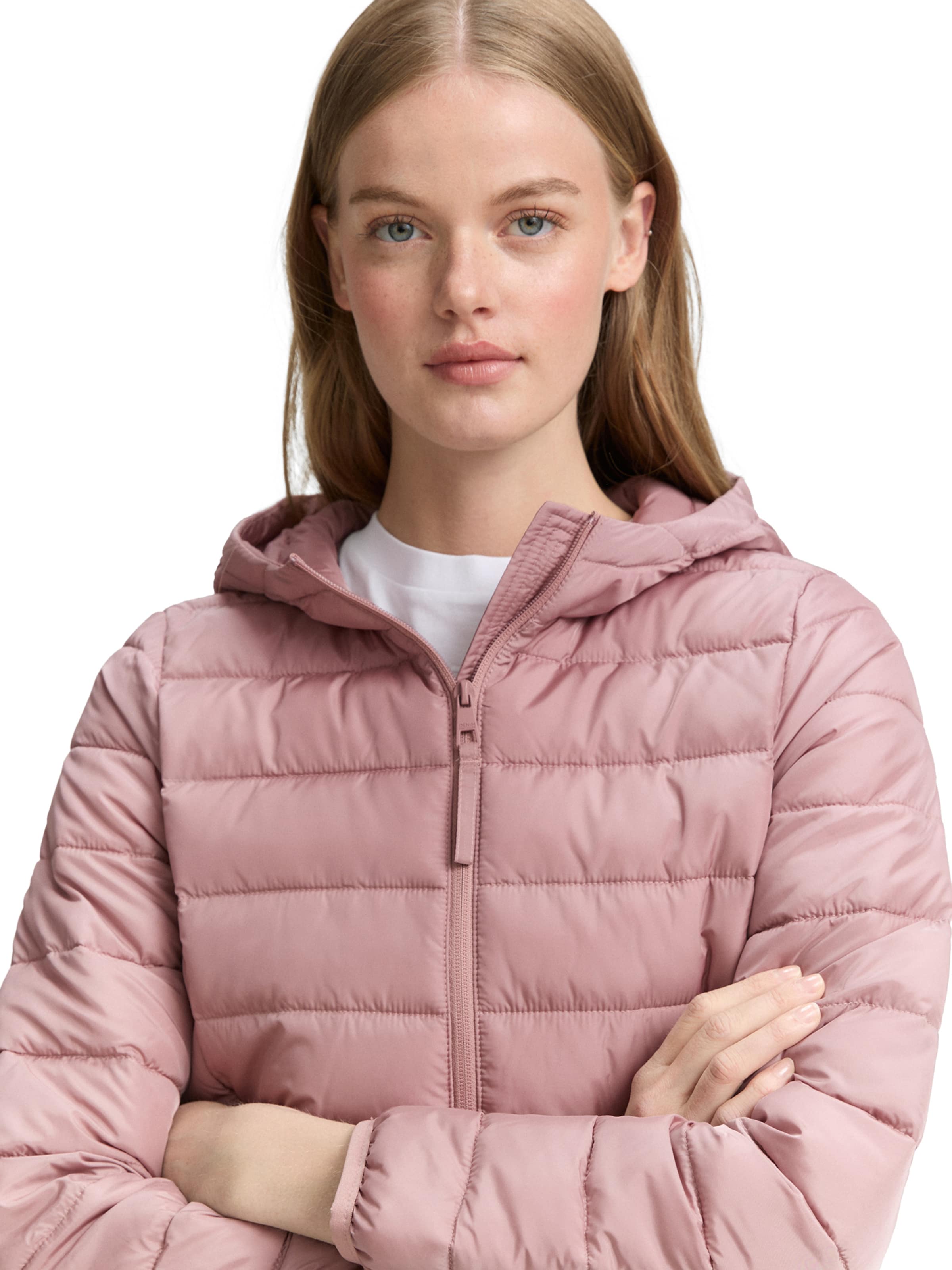 rožinė TOM TAILOR DENIM Demisezoninė striukė