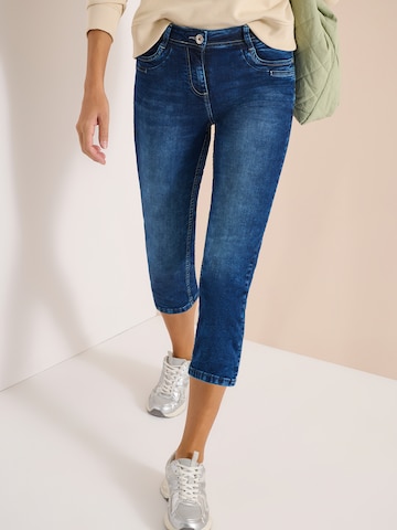 CECIL - Slimfit Vaquero 'Scarlett' en azul: frente