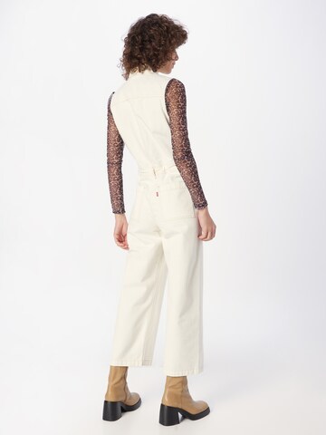 LEVI'S ® Haalari 'Sleeveless Jumpsuit' värissä valkoinen