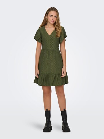 Robe 'SANDRA' ONLY en vert