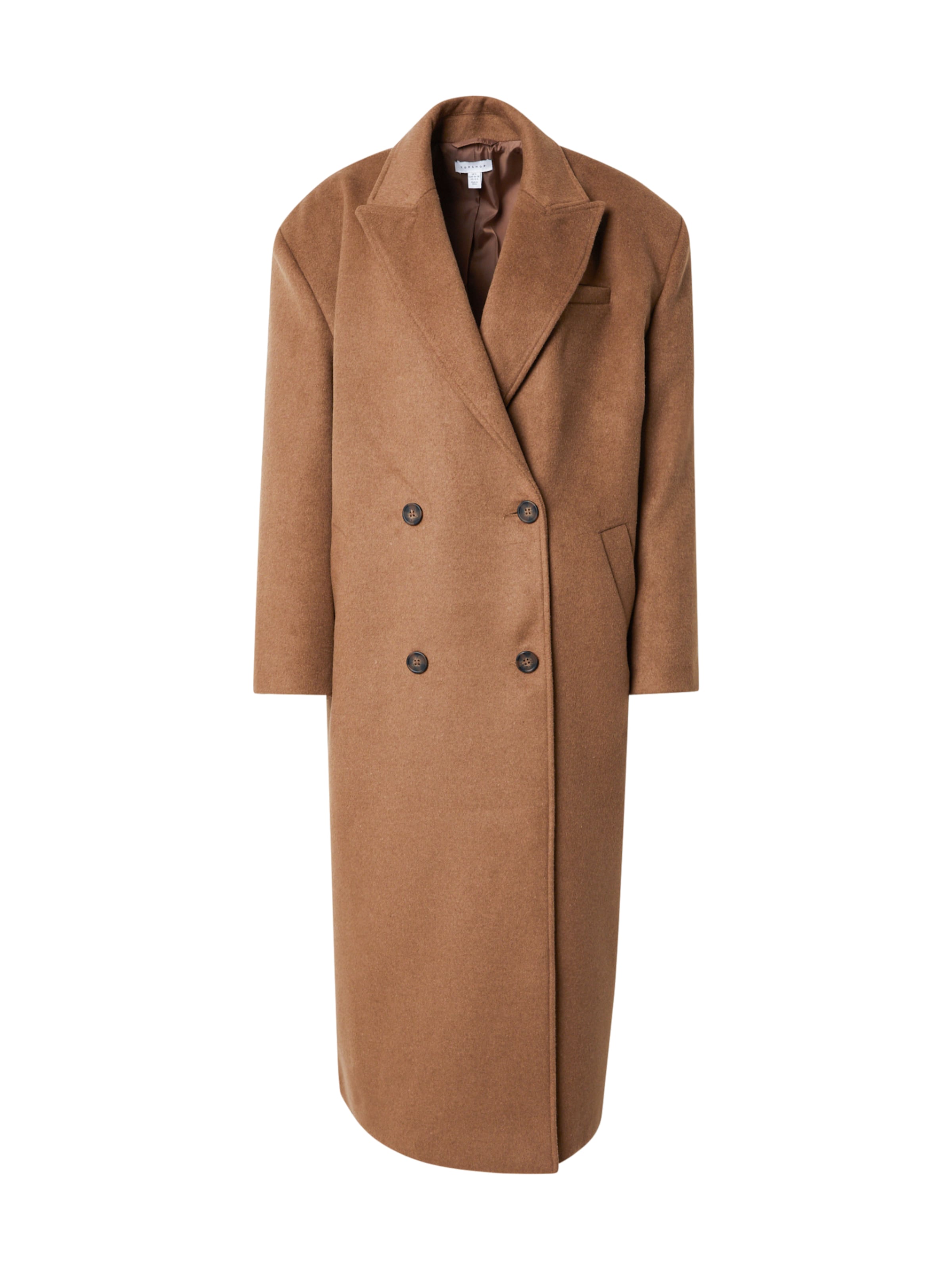 Cappotto di mezza stagione di TOPSHOP in beige: frontale