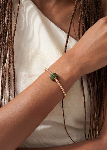 Pendentif 'Jade Flower' PURELEI en or : devant