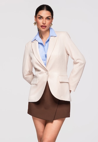 Ombre Blazer in Beige