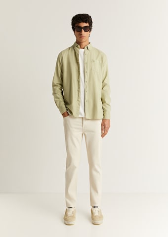 Scalpers Regular fit Button Up Shirt 'Beach ' in Green: front