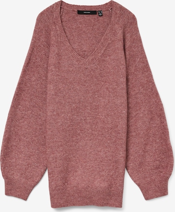 Pull-over 'VMLEAF' VERO MODA en rose : devant