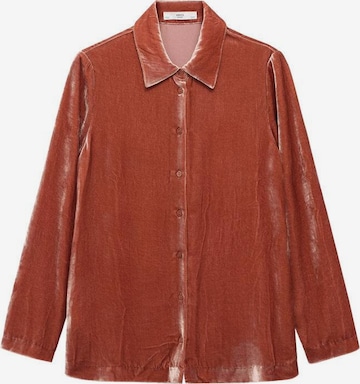 MANGO Bluse in Orange: Vorderseite