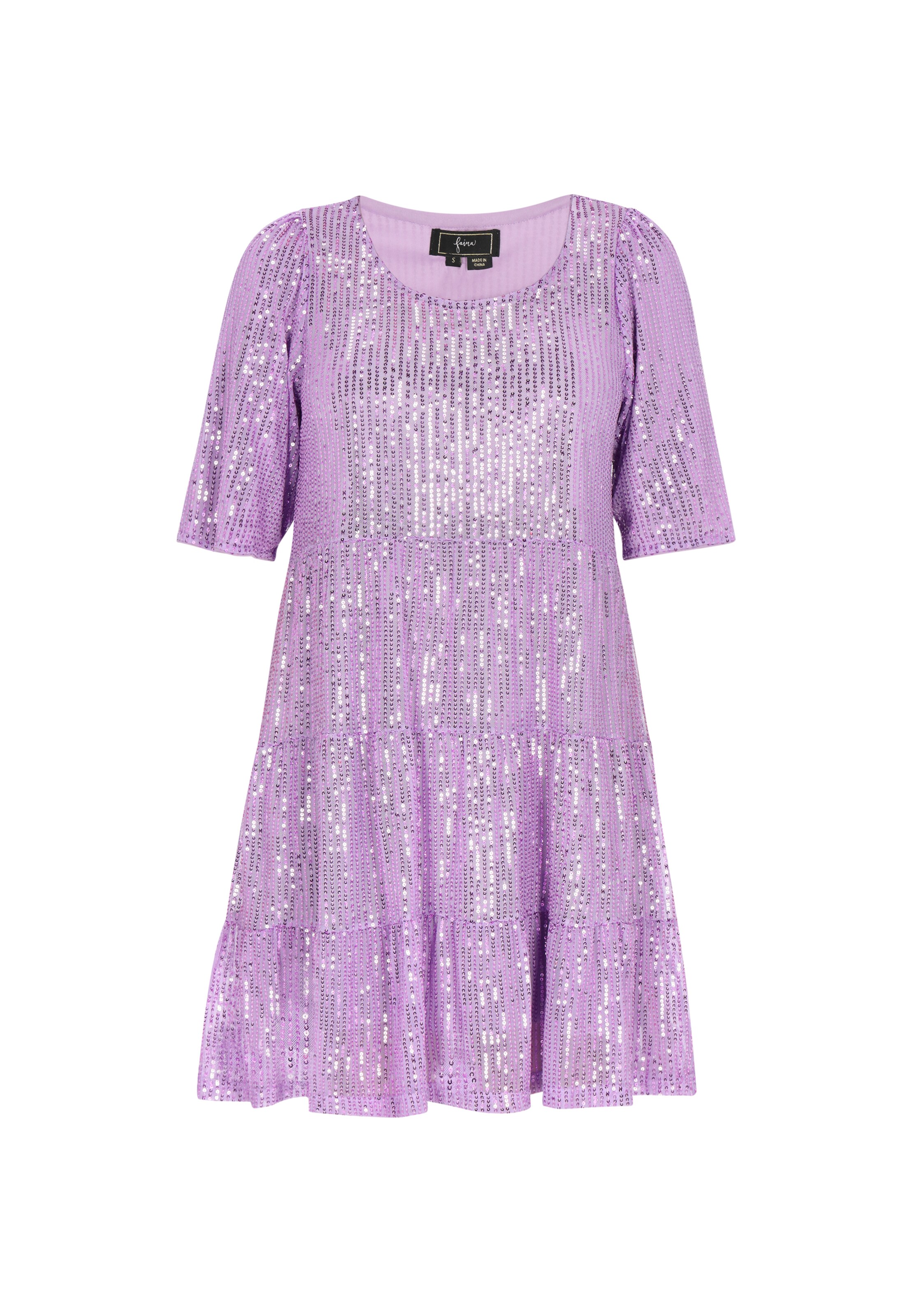 purpurinė faina Kokteilinė suknelė: priekis