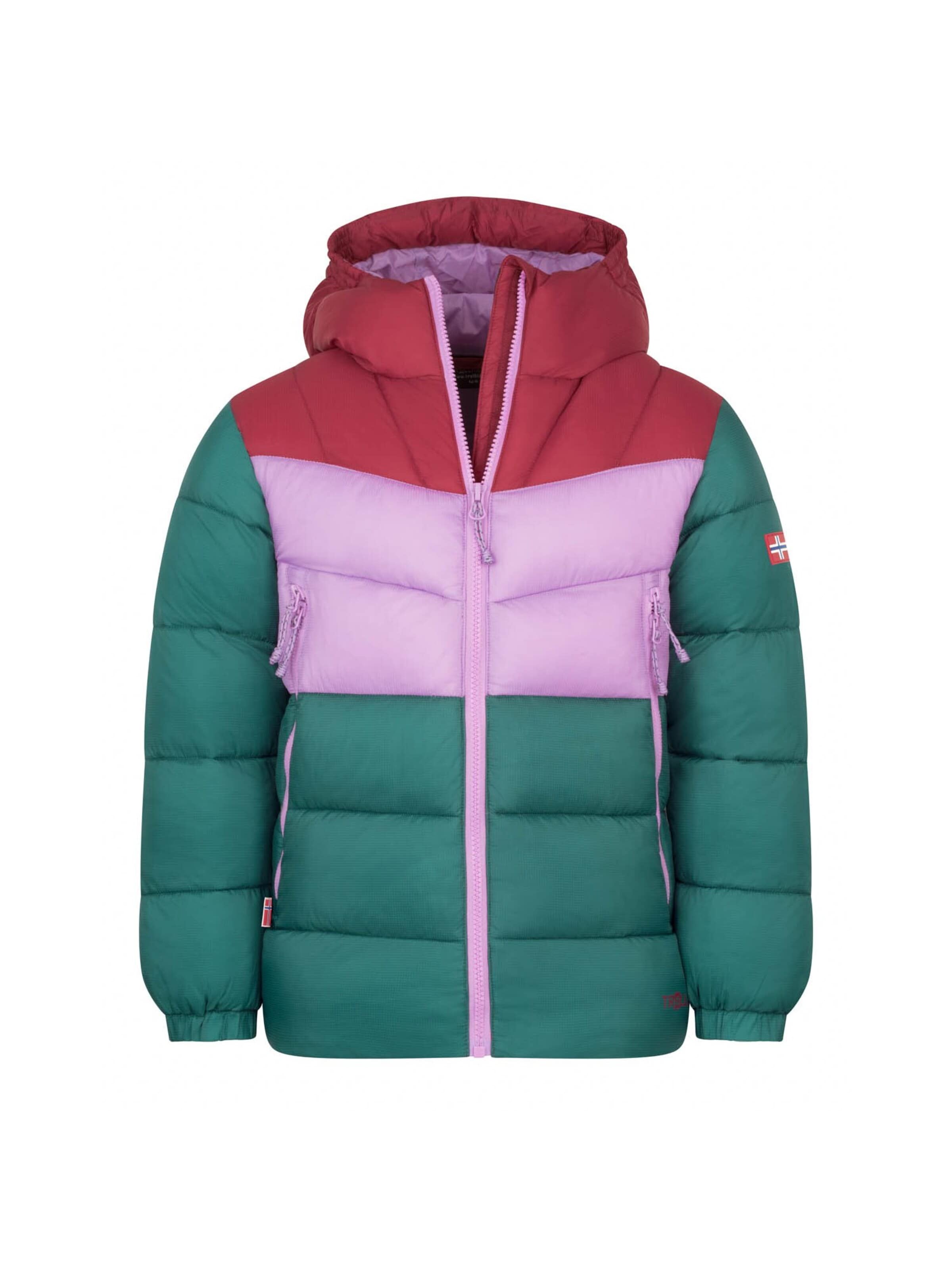 TROLLKIDS Outdoor jacket in Green: front