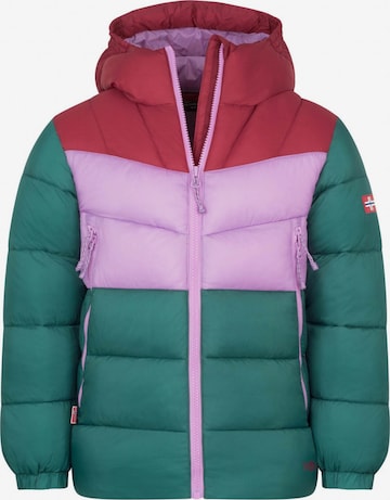 TROLLKIDS Outdoor jacket in Green: front