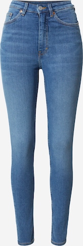 Monki Skinny Jeans in Blauw: voorkant
