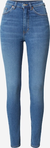 Monki Skinny Jeans in Blau: Vorderseite