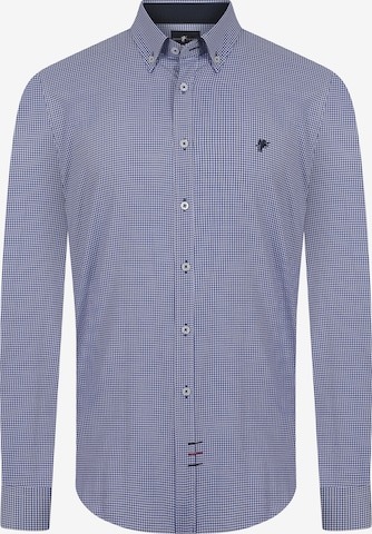 DENIM CULTURE Button Up Shirt 'Benjamin' in Blue: front