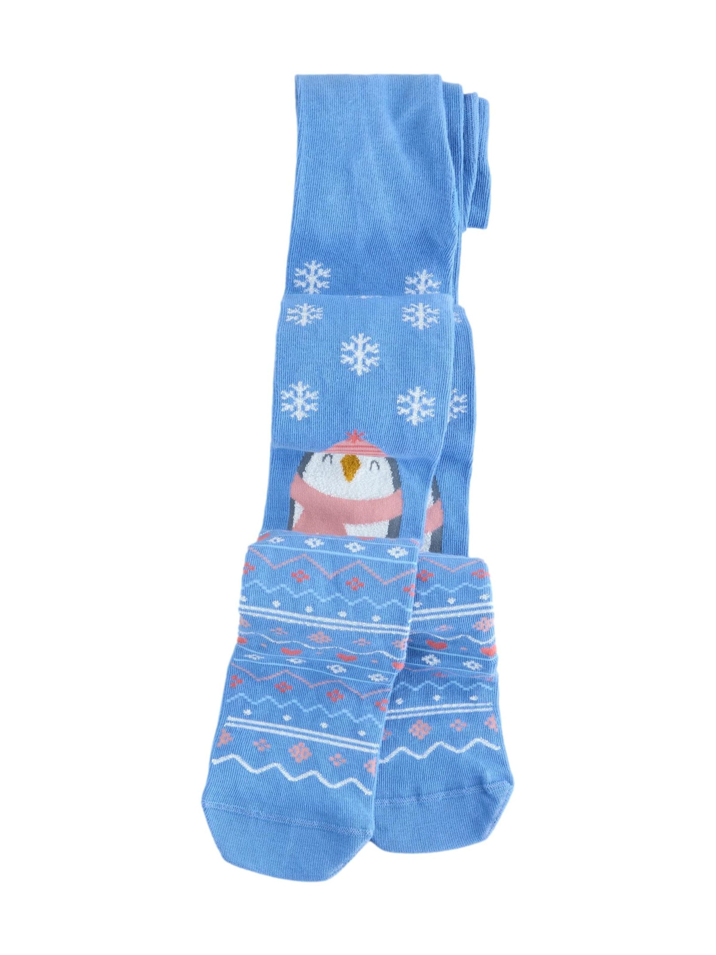 Next Sukkahousut värissä sininen: etupuoli