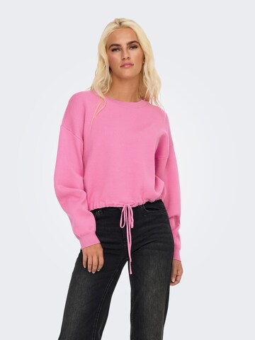 ONLY Pullover 'ONLSummer' in Pink: Vorderseite