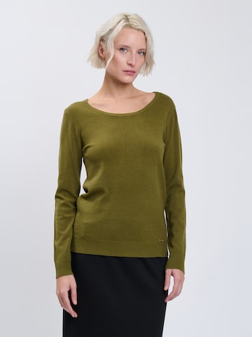 Influencer Sweater in Green: front