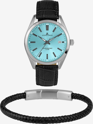 Jacques Lemans Analog Watch in Black: front