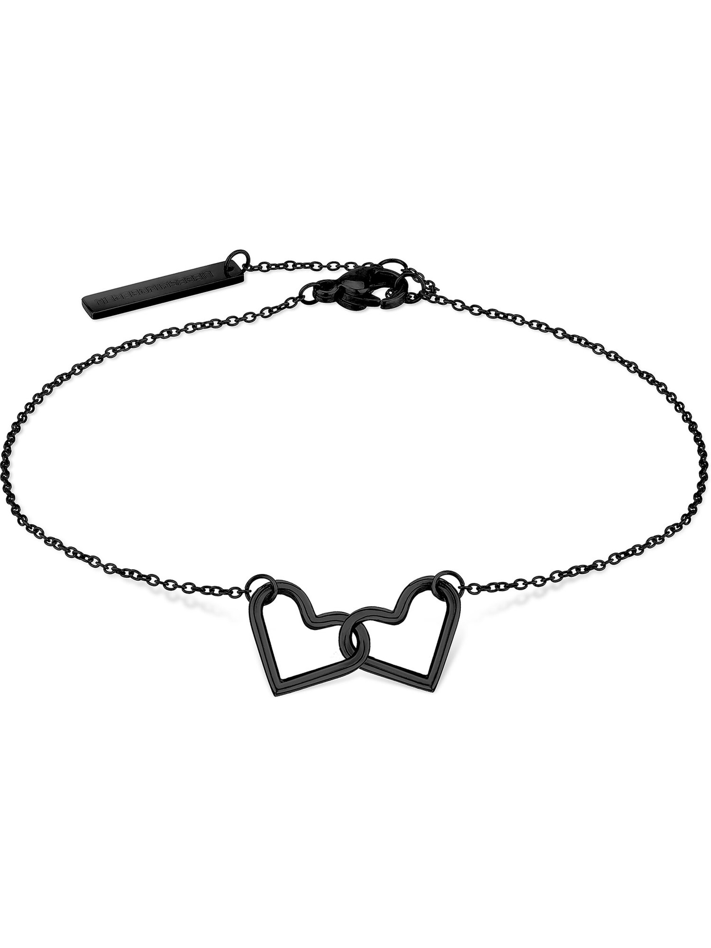 Liebeskind Berlin Armband in Schwarz: Vorderseite