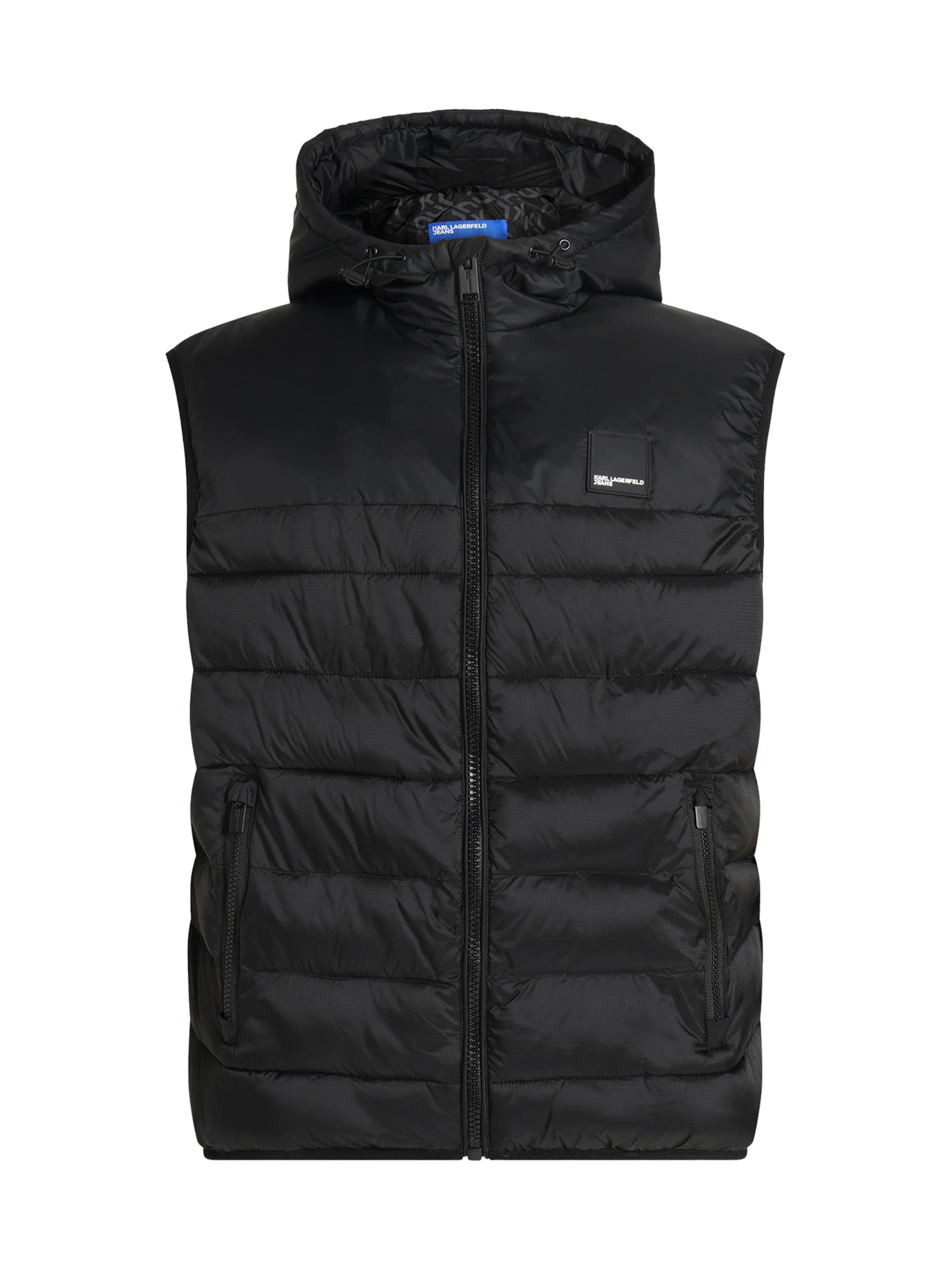 Gilet di KARL LAGERFELD JEANS in nero: frontale