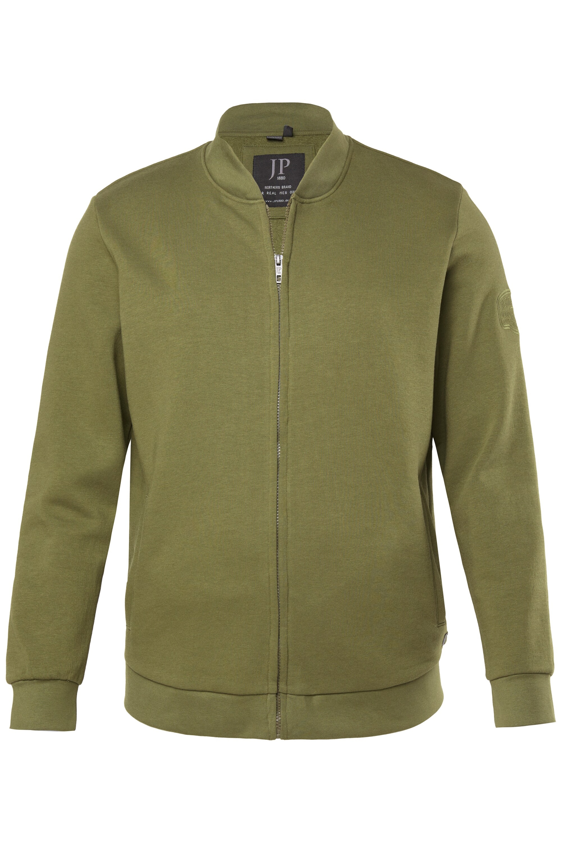 JP1880 Sweat jacket in Green: front