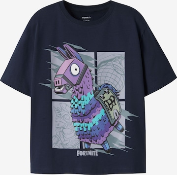 NAME IT Paita 'NKMAMOS FORTNITE' värissä sininen: etupuoli