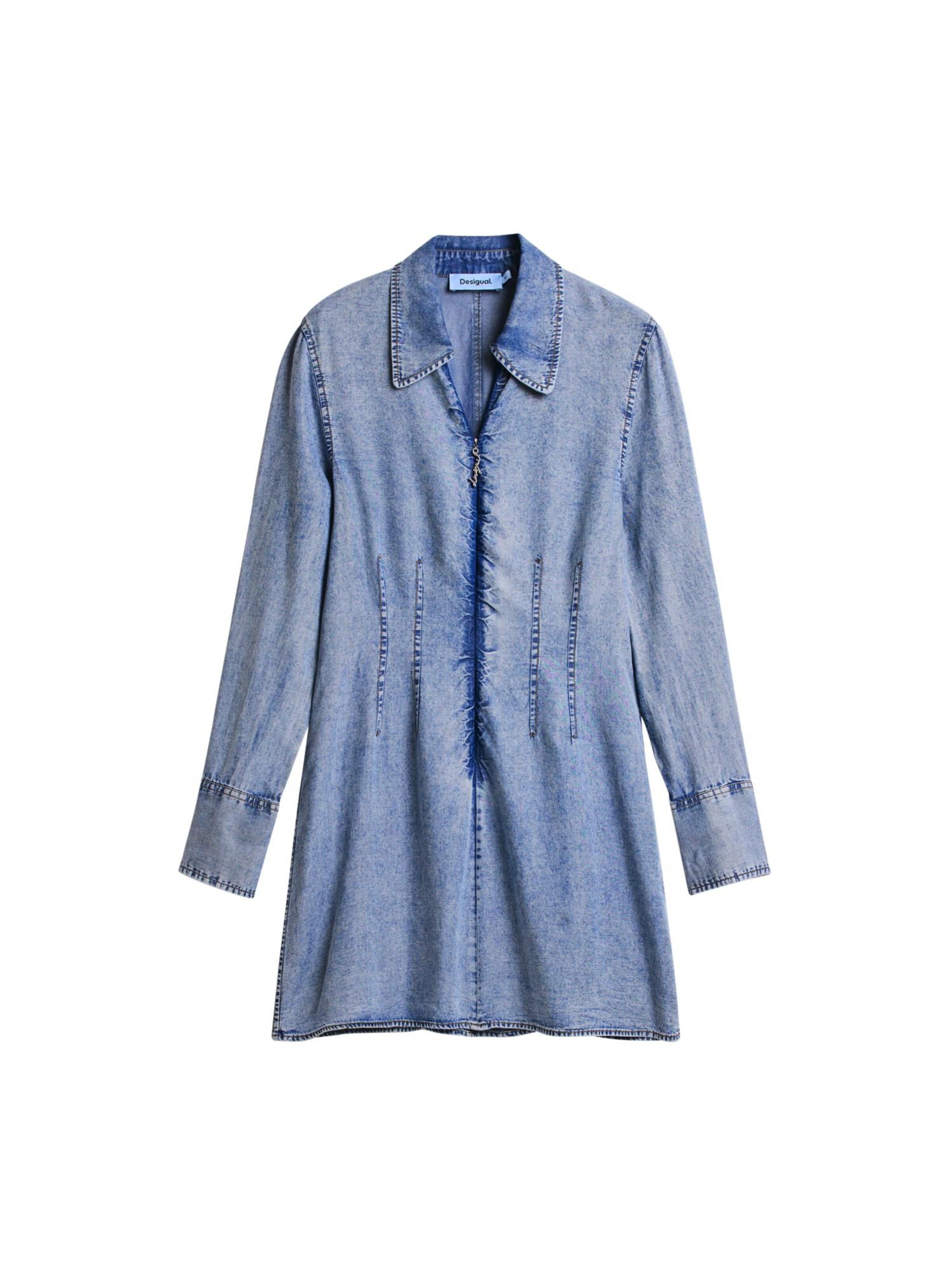 Desigual - Vestido em azul: frente