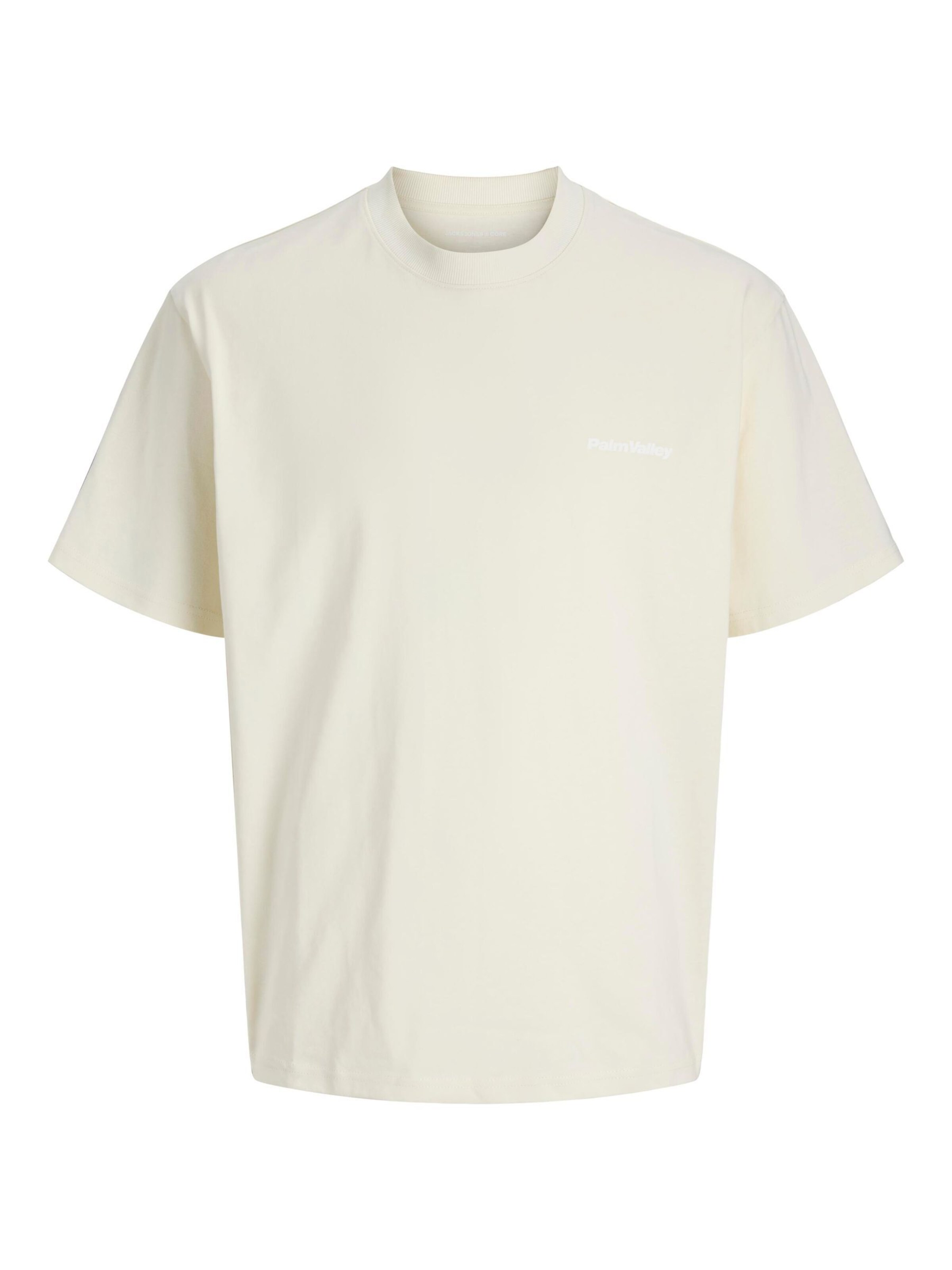 T-Shirt Jack & Jones Plus en beige : devant