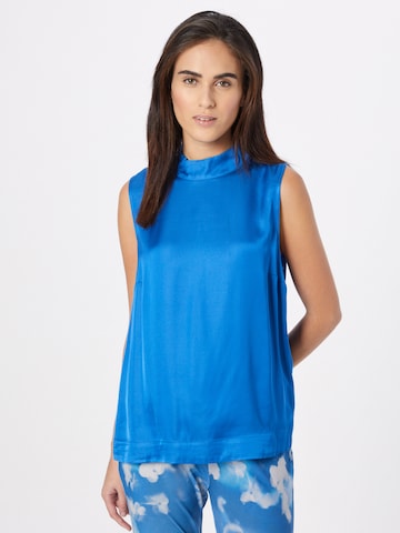 modström - Blusa 'Beate' en azul: frente