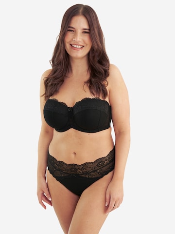 SugarShape - Bandeau Sujetador 'Diamond' en negro