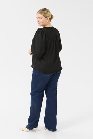 KAFFE CURVE - Blusa 'KCEllinor' en negro