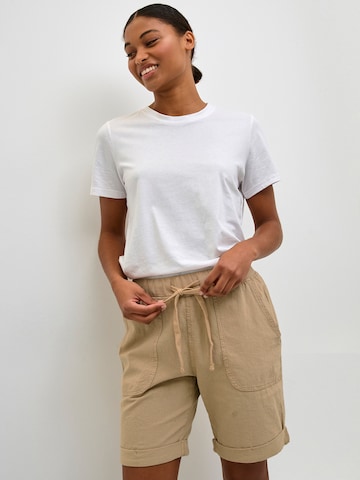 Loosefit Pantalon 'KAnaya' Kaffe en beige