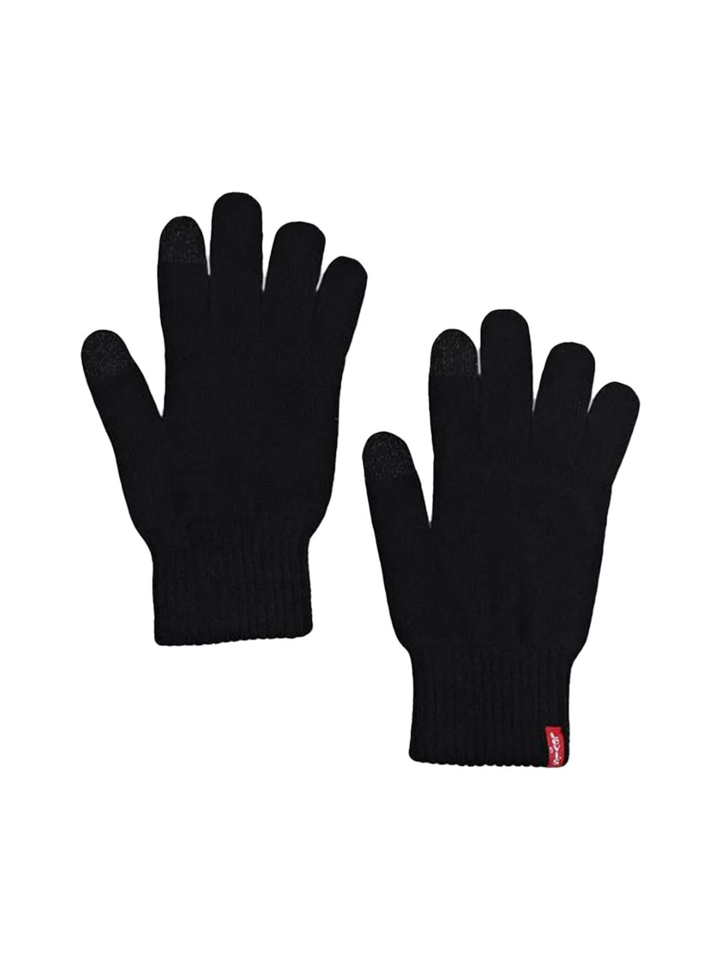 LEVI'S ® Rękawiczki 'Ben Touch Screen Gloves' w kolorze czarny: przód
