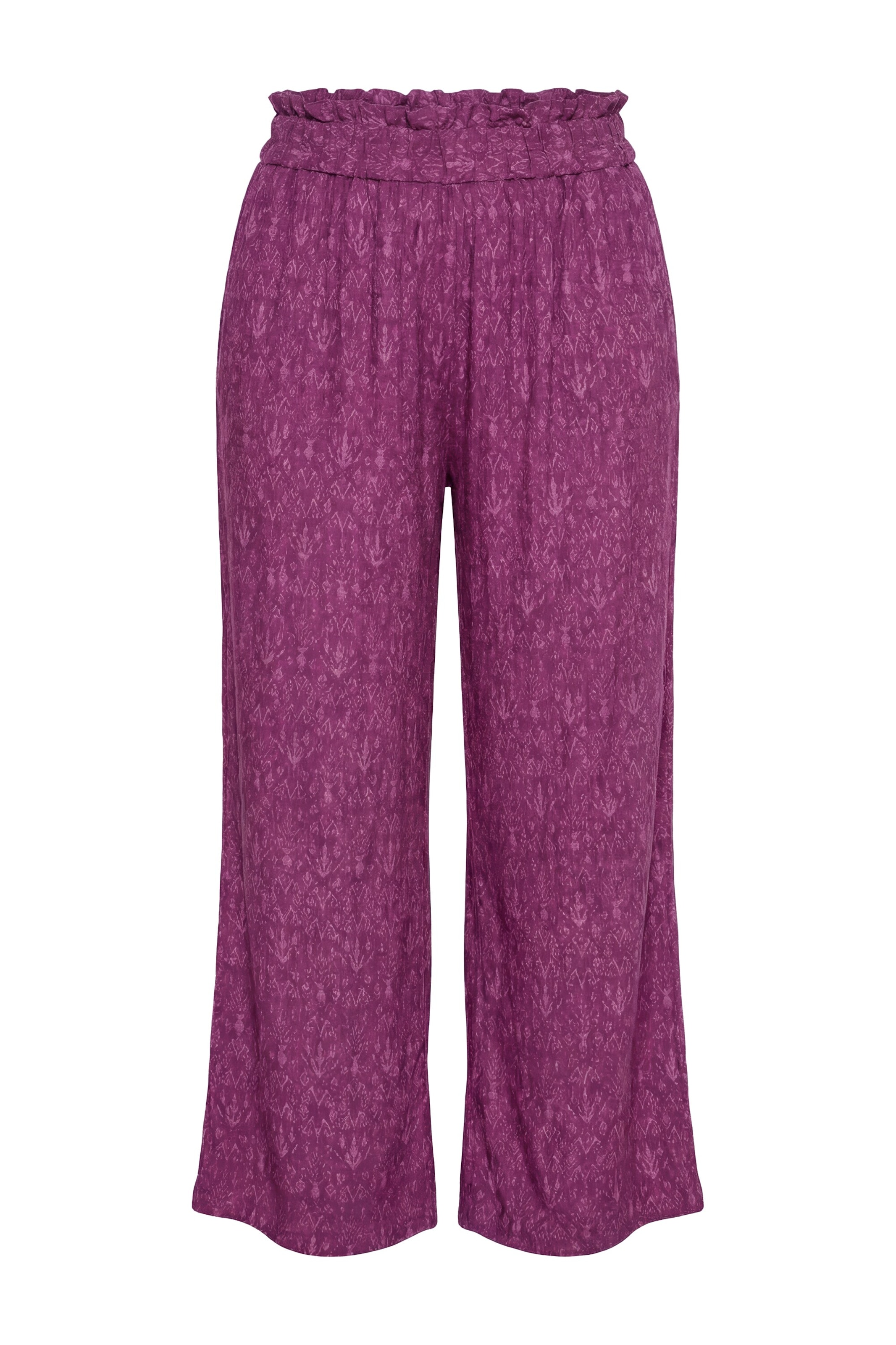 Studio Untold Wide leg Broek in Lila: voorkant