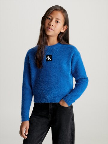 Calvin Klein Jeans Pullover in Blau: predná strana