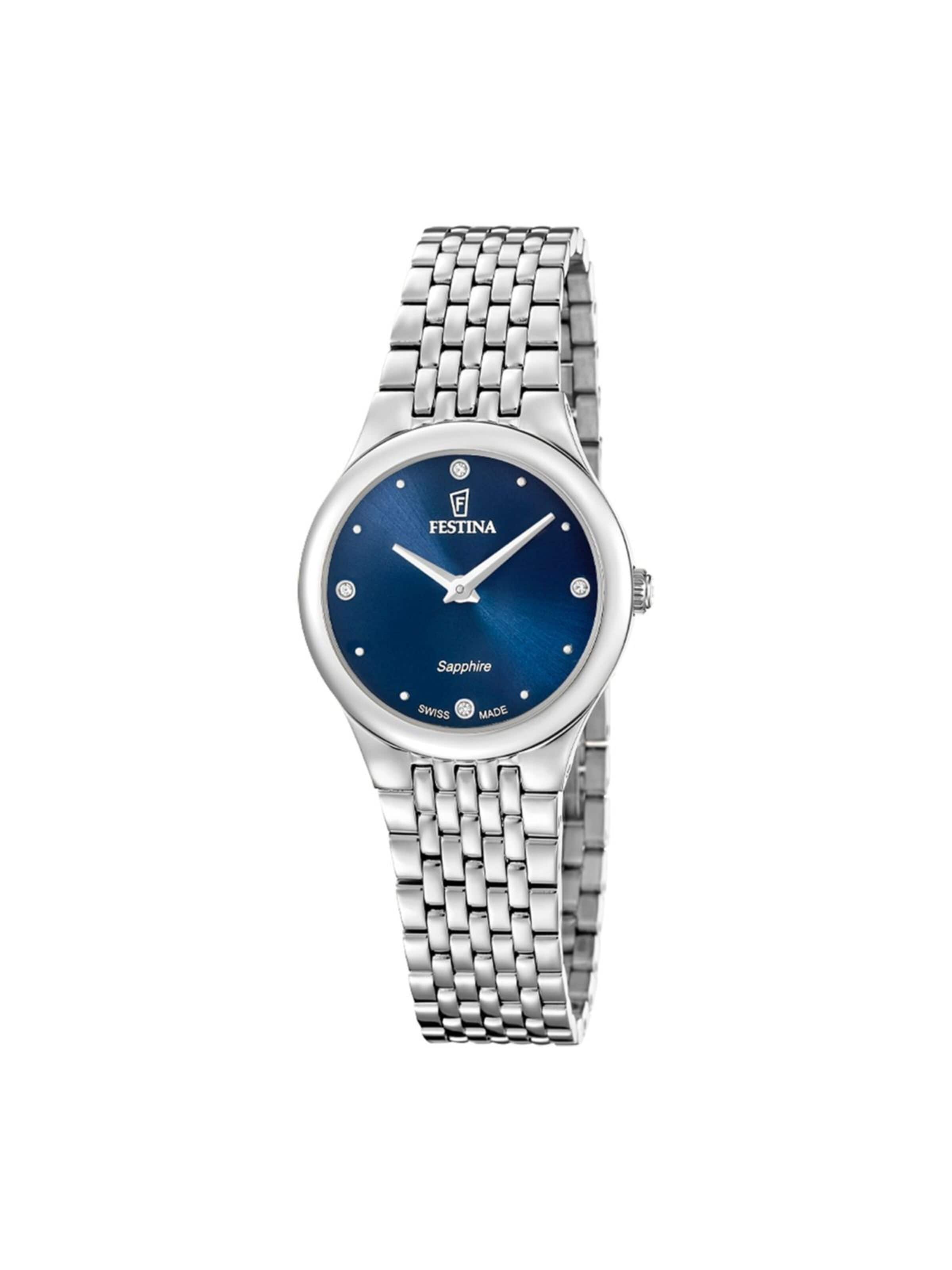 Montre à affichage analogique FESTINA en bleu : devant