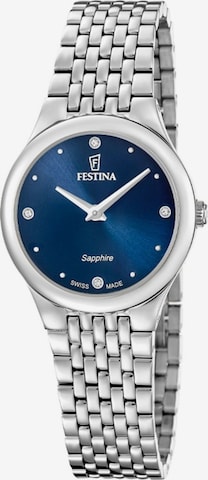 Montre à affichage analogique FESTINA en bleu : devant