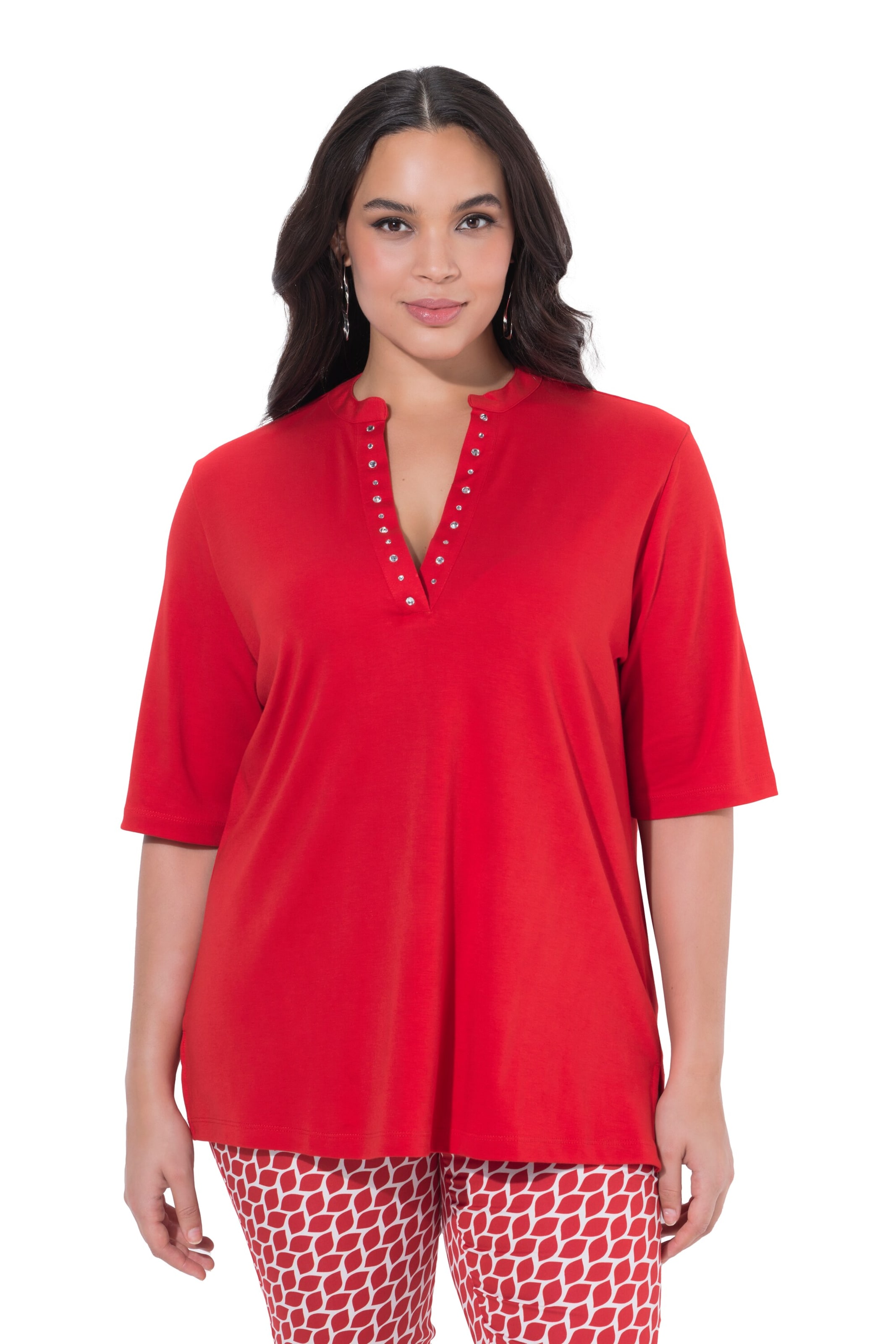 Ulla Popken Shirt in Red: front