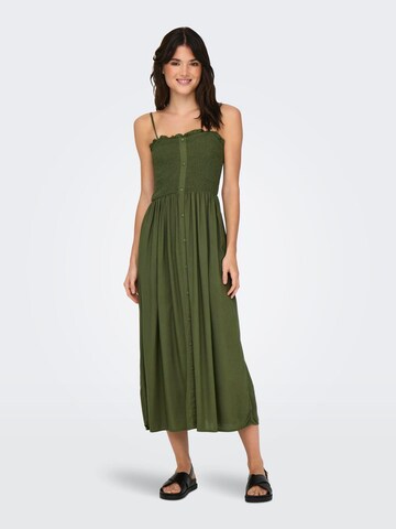 Robe 'SHILA' ONLY en vert : devant