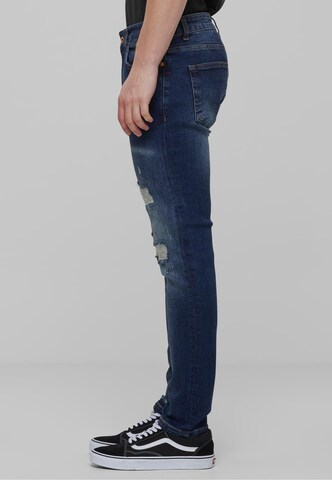 2Y Premium Skinny Jeans in Blau