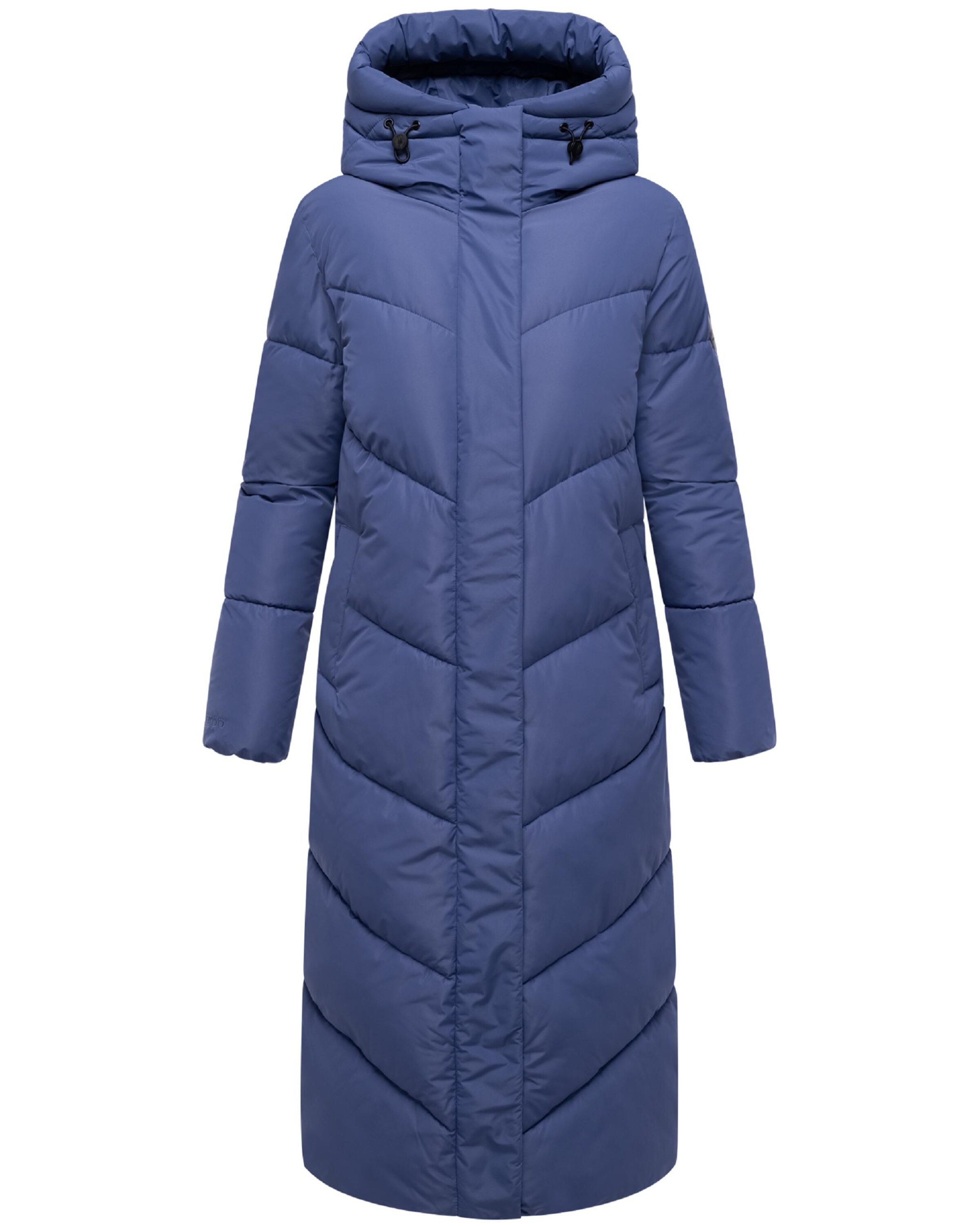 MARIKOO Wintermantel in Lila: voorkant