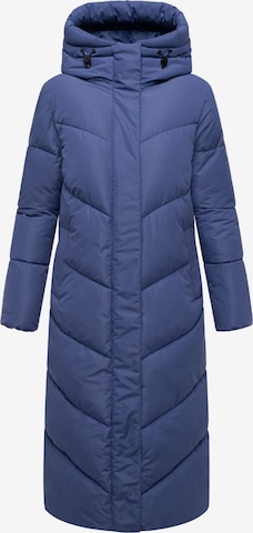 Manteau d’hiver MARIKOO en violet : devant