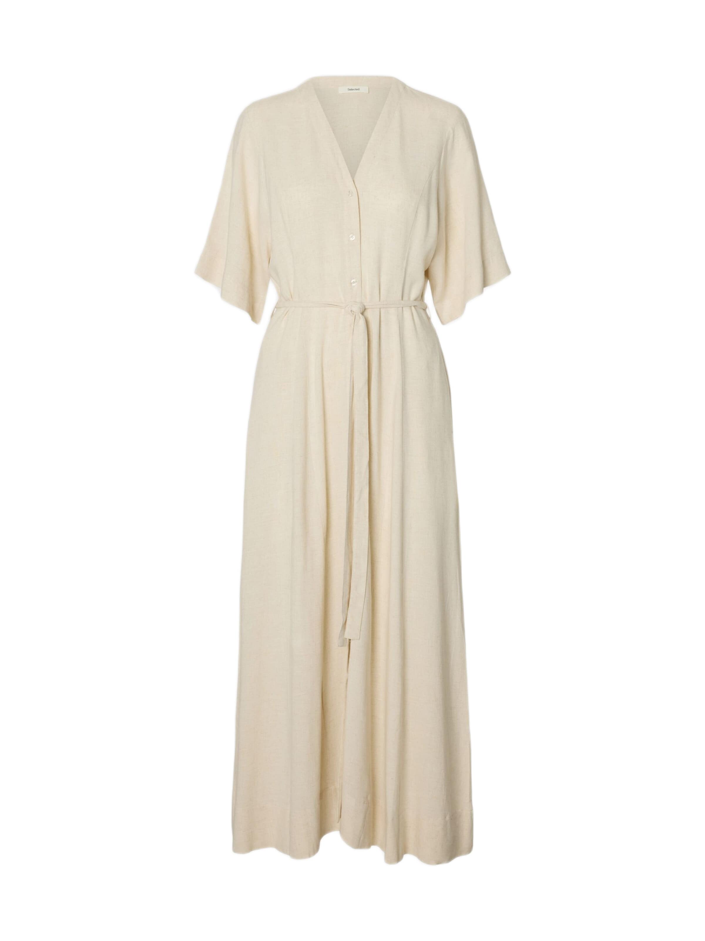 Robe SELECTED en beige : devant