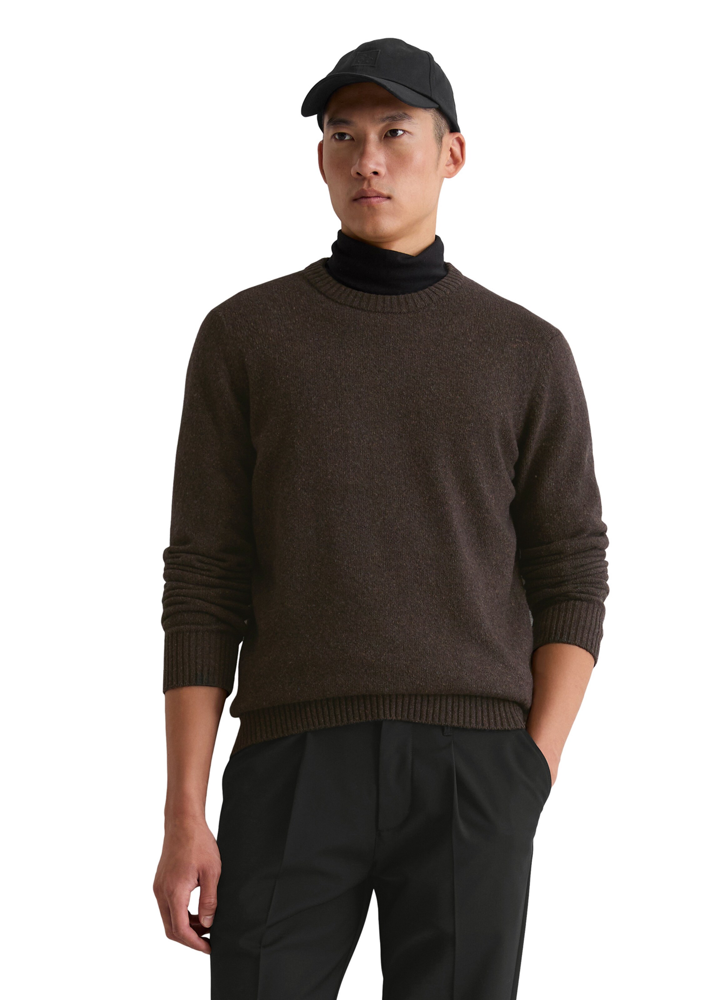 Marc O'Polo Sweater in Brown: front