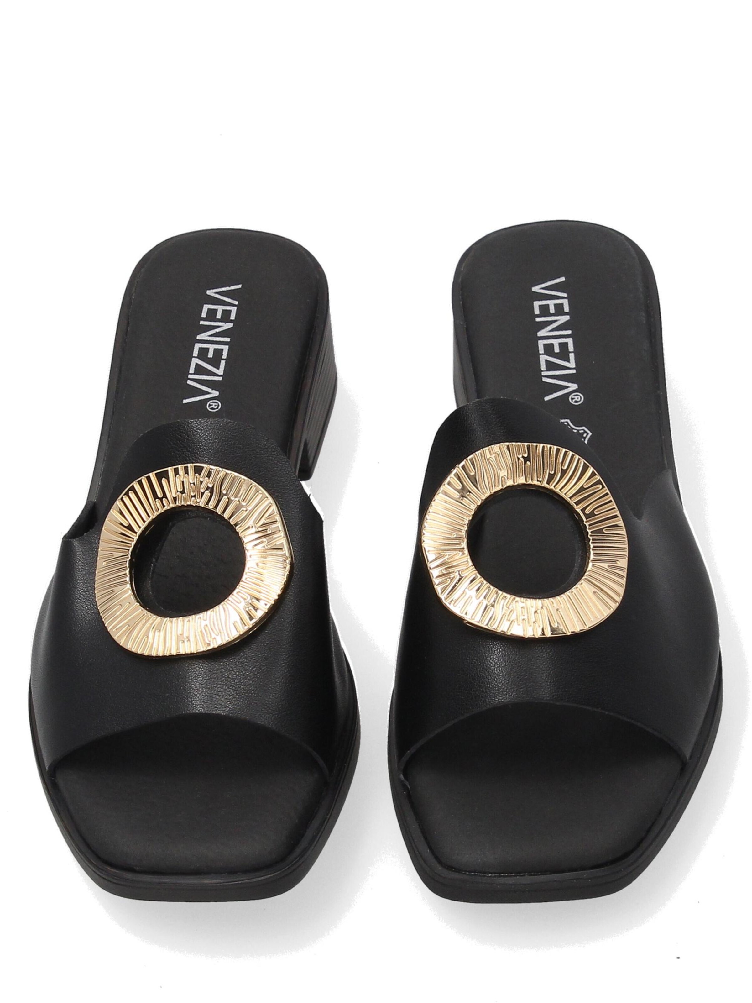 VENEZIA Pantolette 'Venezia'‌‌‌ in Schwarz